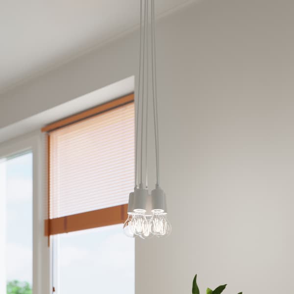 Pendel lampa DIEGO 1 vit White