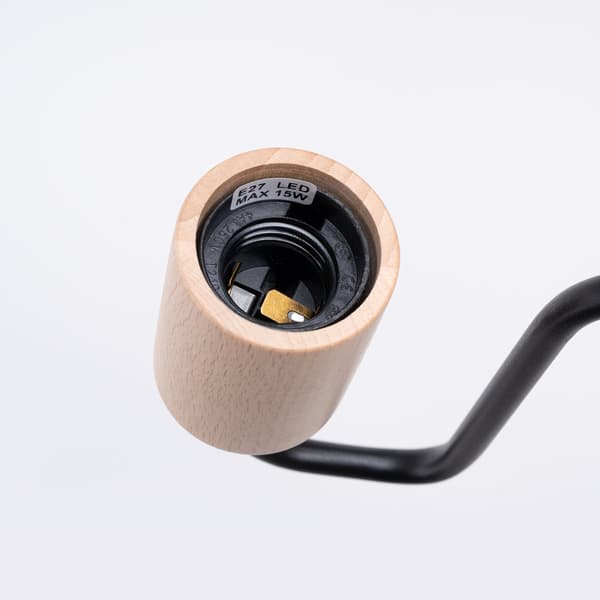 Vägglampa TIMBO svart Black