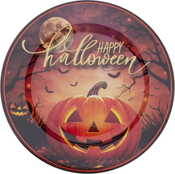 Undertallrik Fat Halloween Pumpor i Träd 33 cm MultiColor Pumpor i träd