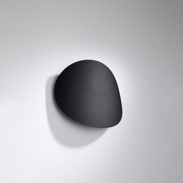 Vägglampa SENSES svart Black