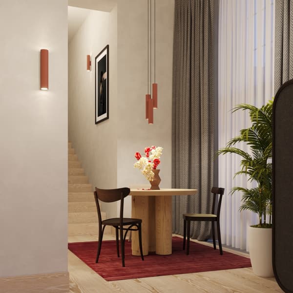 Taklampa LAGOS 2 röd ockra Red