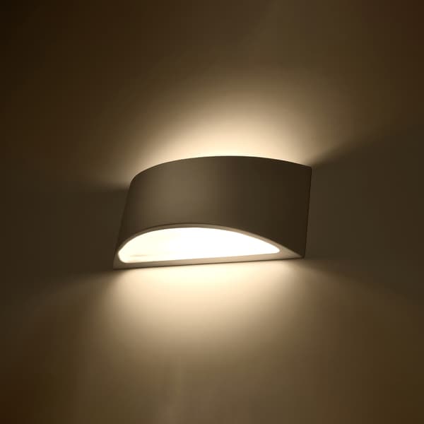 Vägglampa keramik VIXEN White