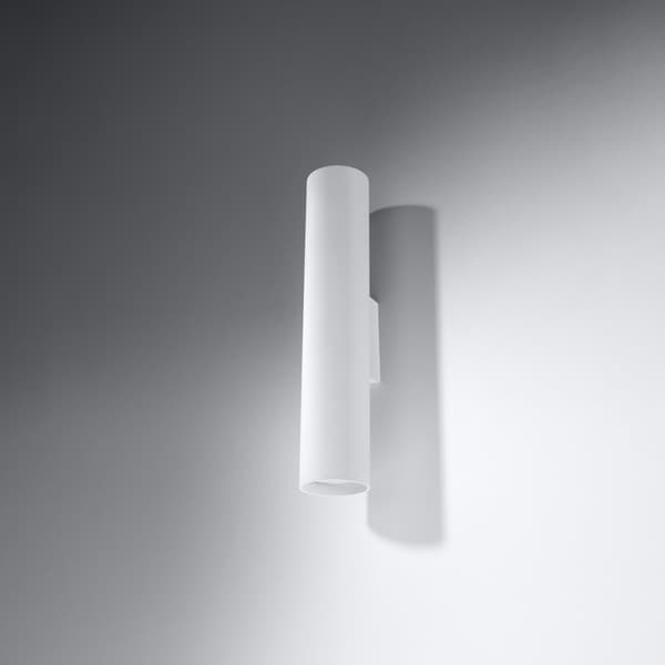 Vägglampa LAGOS vit White