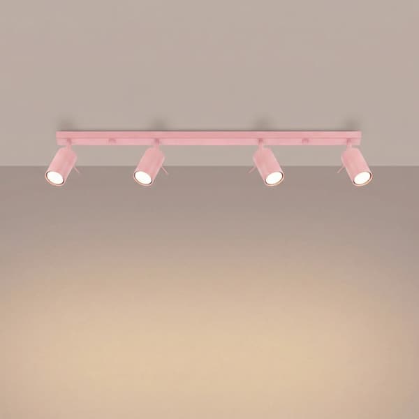Taklampa RING 4L rosa Pink