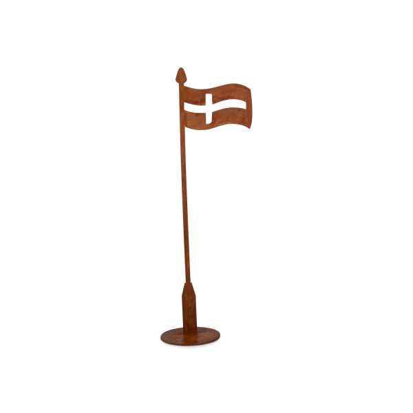 Bordsflagga Flagga Rost Metall 40 cm Brun
