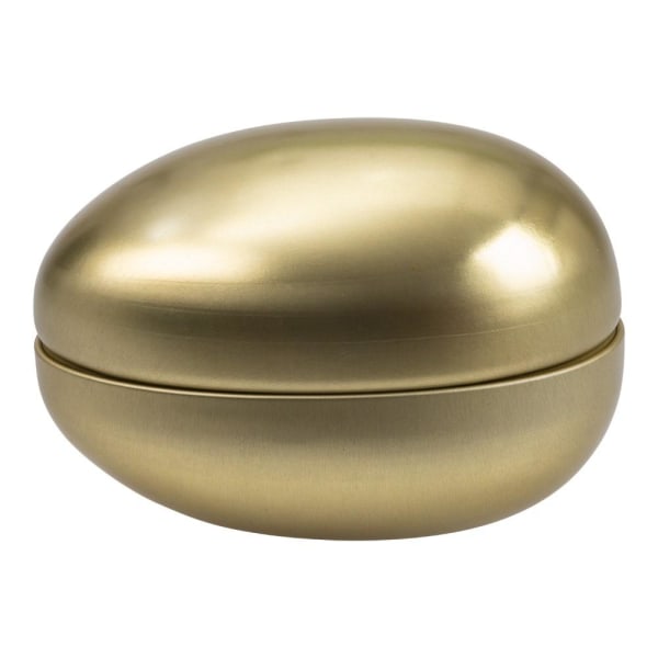 Påskägg Guld metall 15 cm Guld one size
