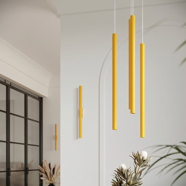 Pendellampa PASTELO 3P gul Yellow