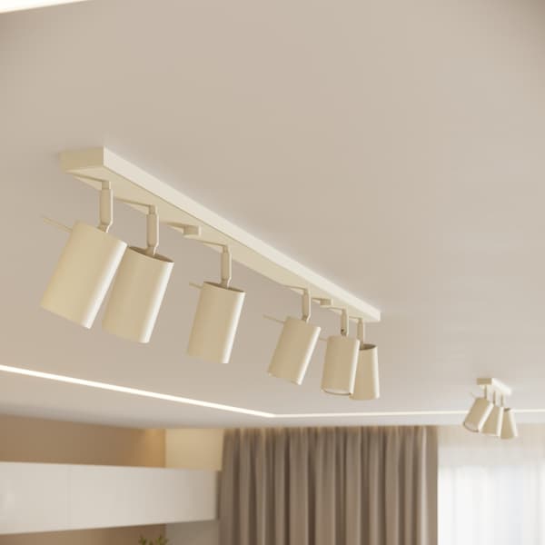 Vägglampa RING beige Beige