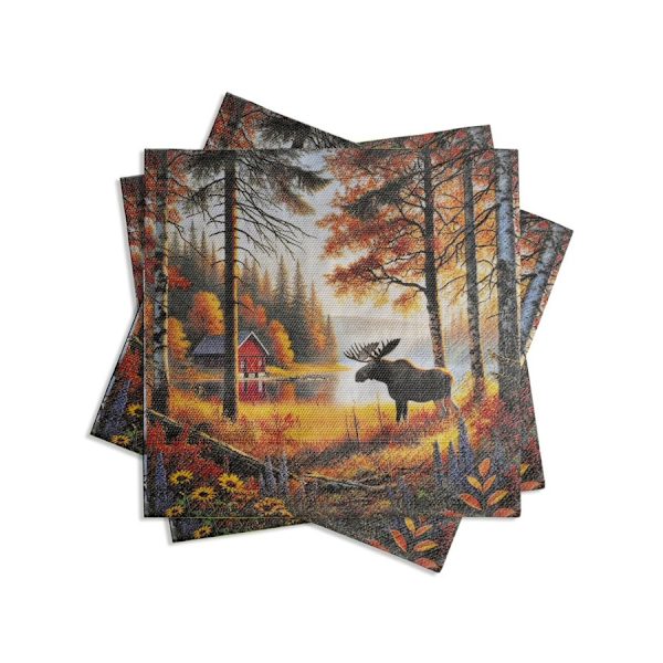 Servetter Älg 20-pack Multicolor