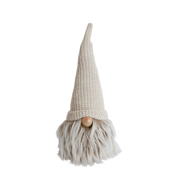 Tomte Textil Beige 40 cm grå