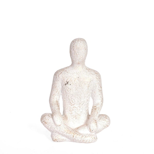 Figur Meditation Beige Beige