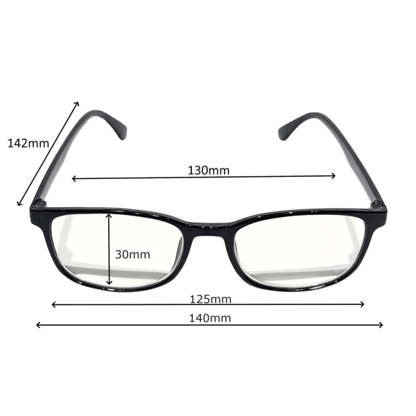 Læsebriller Blå 1.0 Blue