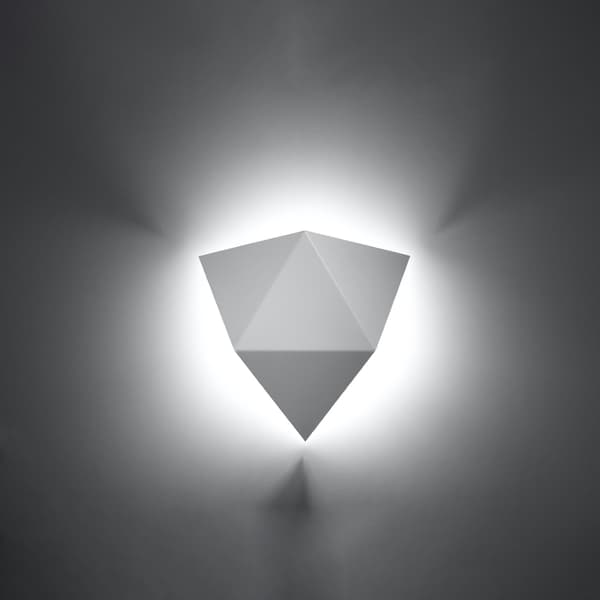 Vägglampa SOLIDO vit White