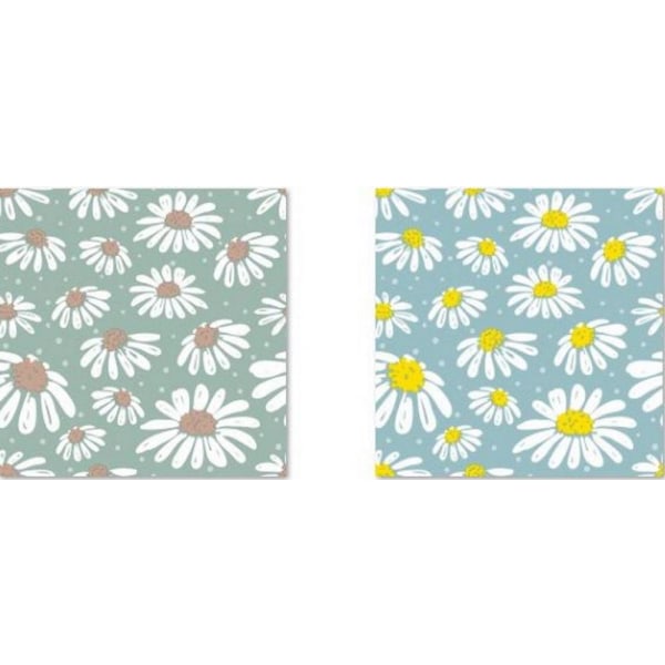 Servett Daisy 33x33cm 2-pack multifärg