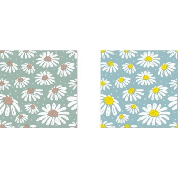 Serviett Daisy 33x33cm 2-pakning Multicolor