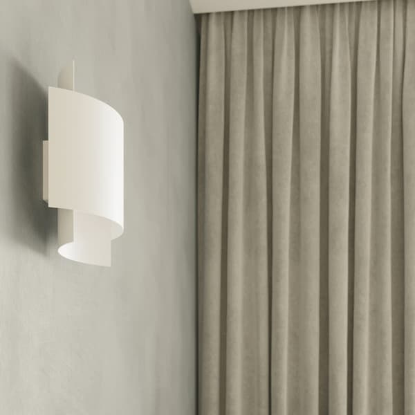 Vägglampa IMPACT vit White