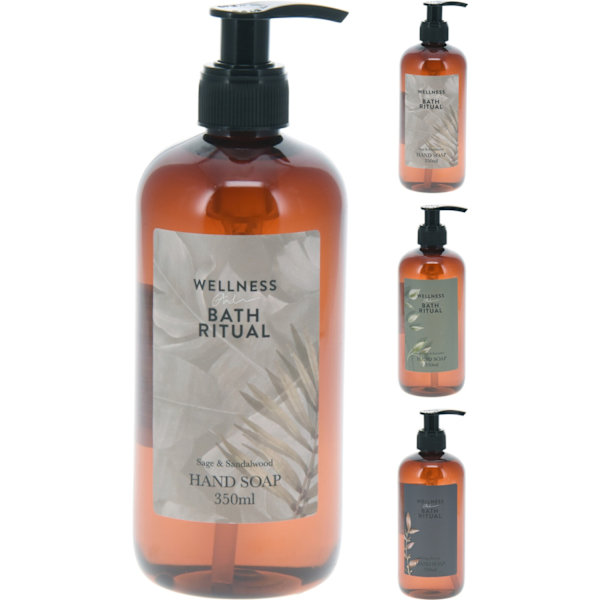 Handtvål Tvål Pumpflaska Sage & Sandalwood 350 ml Brun