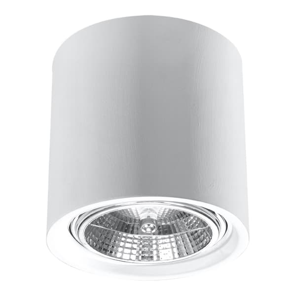 Vägglampa keramik KALU Vit