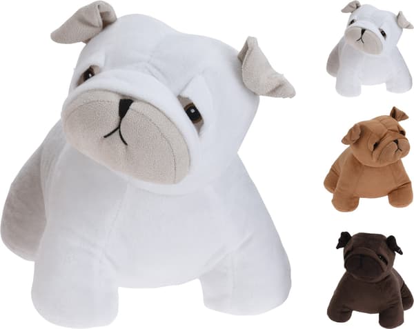 Dörrstopp Dekoration Bulldog Vit Vit