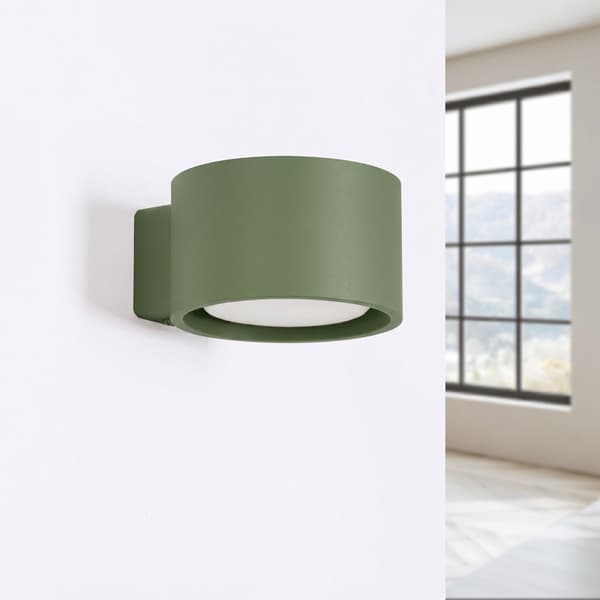 Vägglampa MODO 1 olivgrön Gx53 Grön