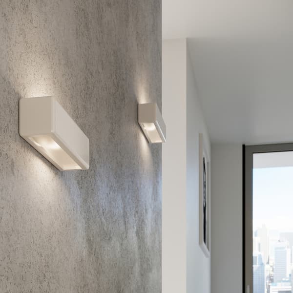 Vägglampa keramik NESTA White