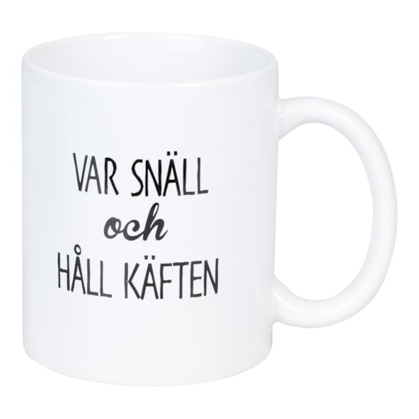 Mugg Håll Käften White