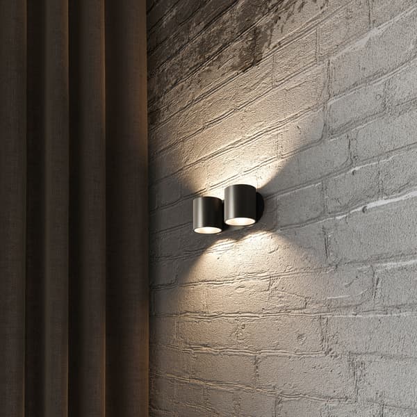 Vägglampa ORBIS 2 svart Black