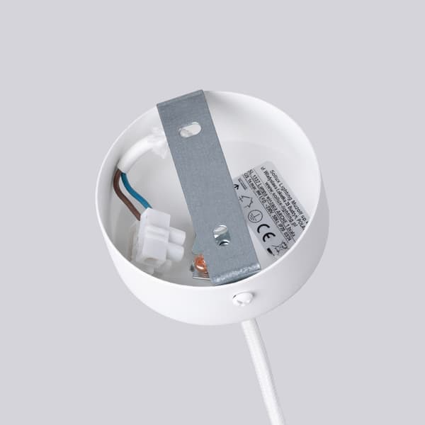 Pendellampa ARCHE 1 vit White