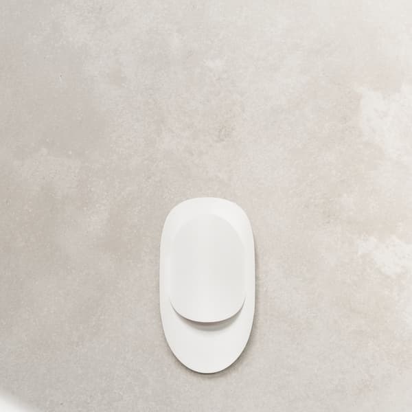Vägglampa TEAR vit White