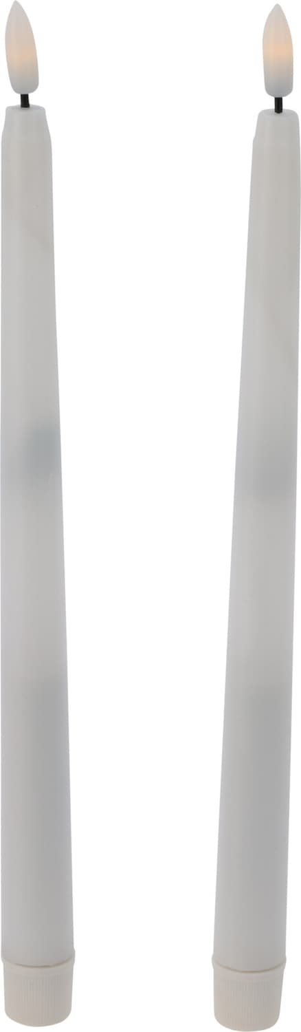 Ljus 2-pack LED Vita 27 cm White