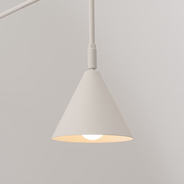 Vägglampa NOX 1 beige med strömbrytare Beige
