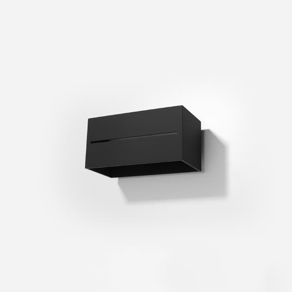 Vägglampa LOBO MAXI svart Black