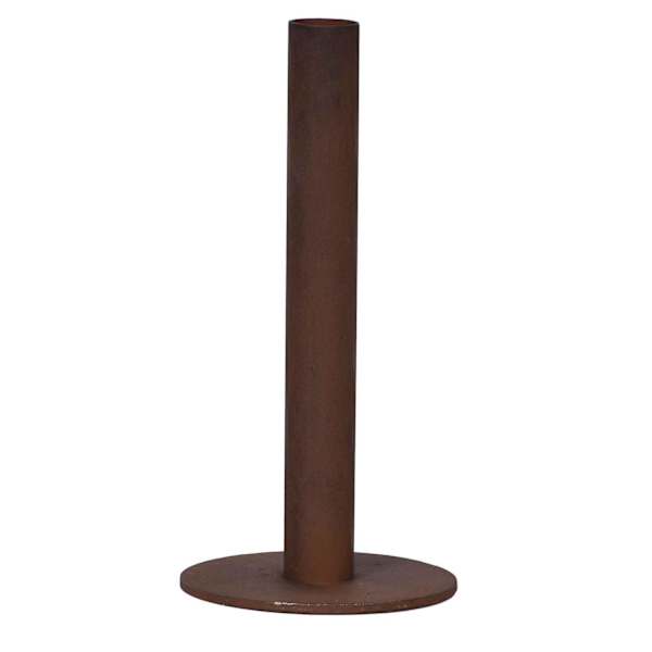 Ljusstake Smide Rost 20 cm Brown