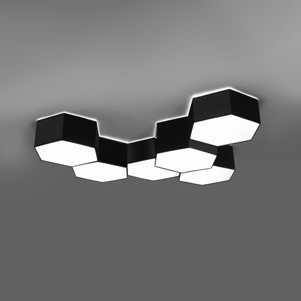 Taklampa SUNDE 11 svart Black