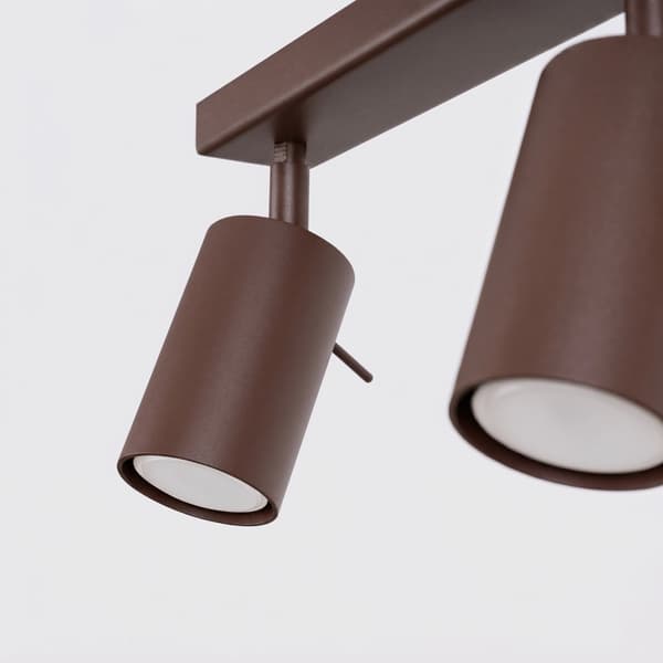 Taklampa RING 6L brun Brown