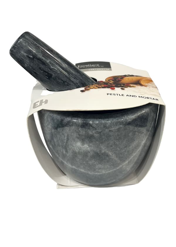 Mortel Sten Svart 12x9 cm Black