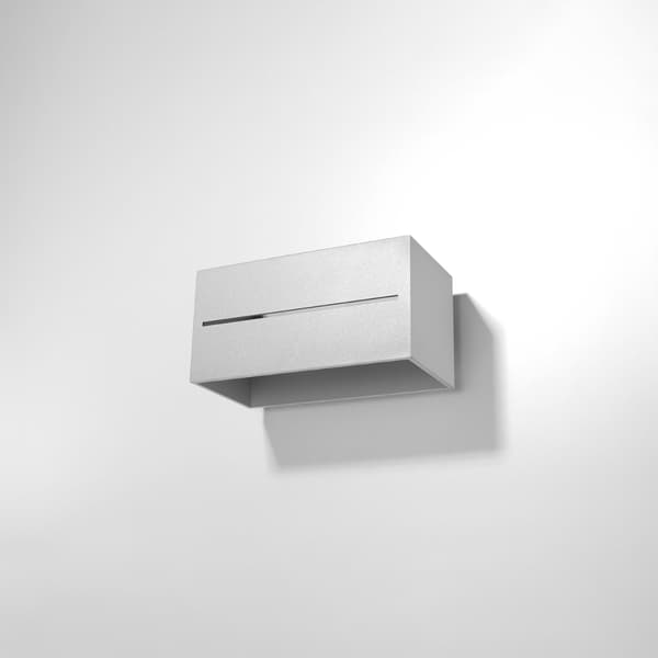 Vägglampa LOBO MAXI grå Grey