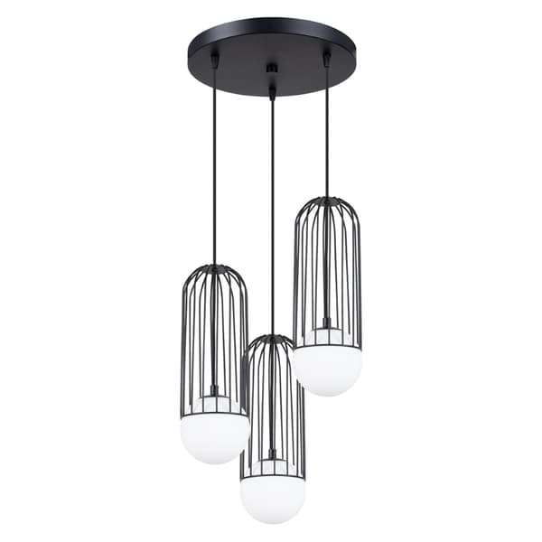 Pendellampa BRINA 3P svart Black