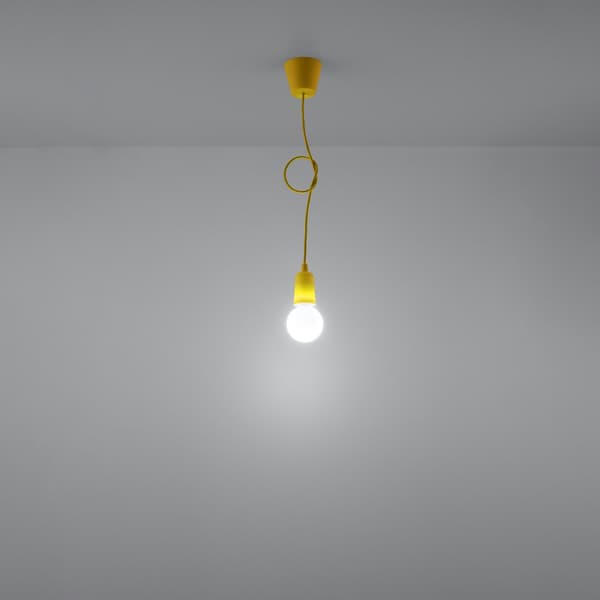 Pendel lampa DIEGO 1 gul Yellow