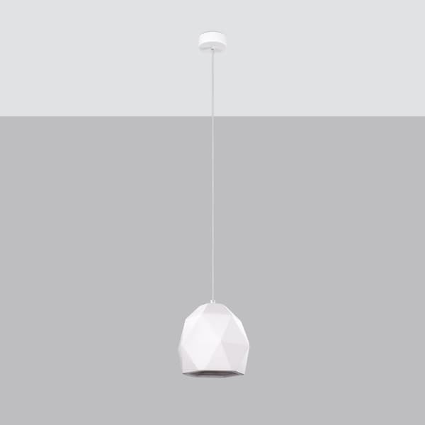 Taklampa keramik MINT White