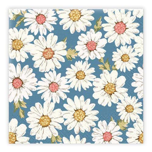 Servietter Blå prestekrage 33x33cm 20-pakning Multicolor