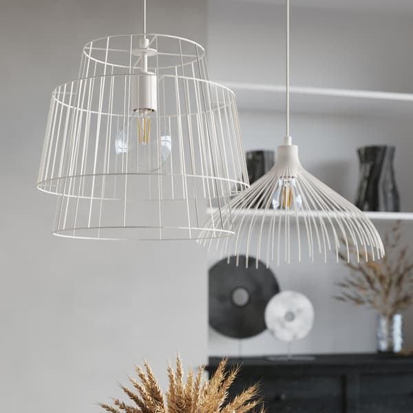 Pendel lampa GATE vit White