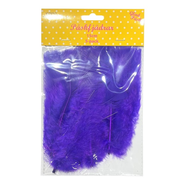 Påskfjädrar Lila 5-pack Lila
