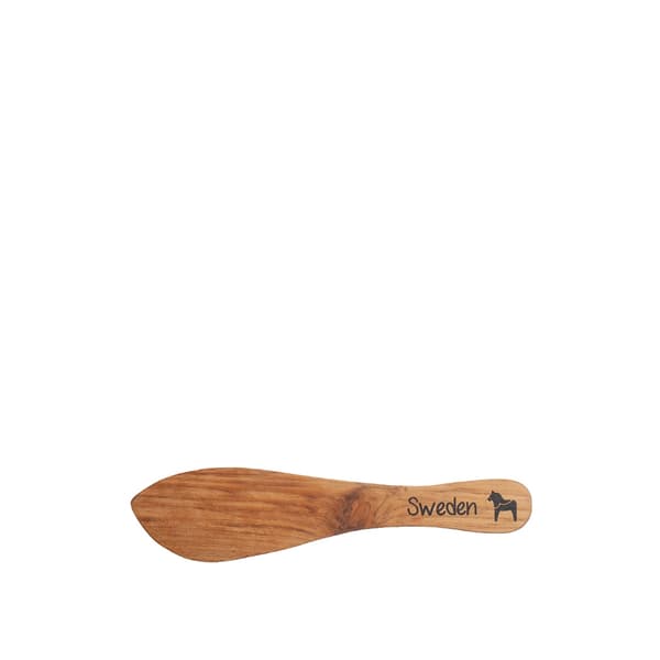Smörkniv Sweden Souvenir 18 cm Brun