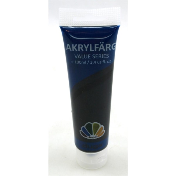 Färg Akryl Svart 2-pack 100 ml Black