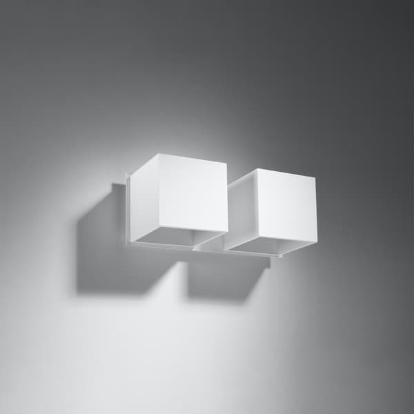 Vägglampa QUAD 2 vit White