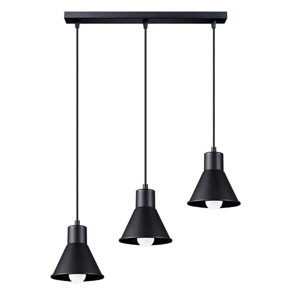 Pendel lampa TALEJA 3 svart [E27] Svart
