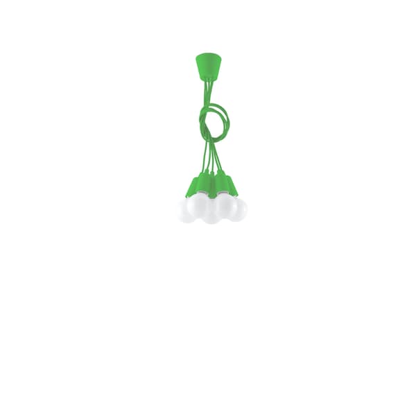 Pendel lampa DIEGO 5 grön Green