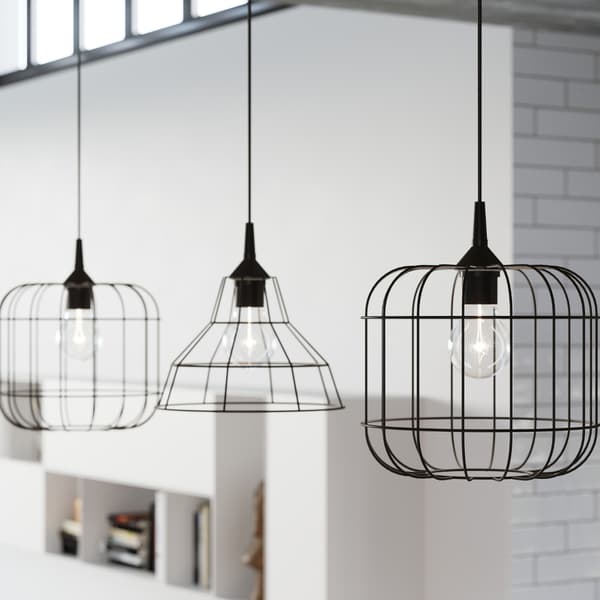 Pendel lampa CELTA svart Black