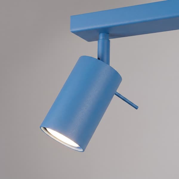 Taklampa RING 4L azurblå Light blue